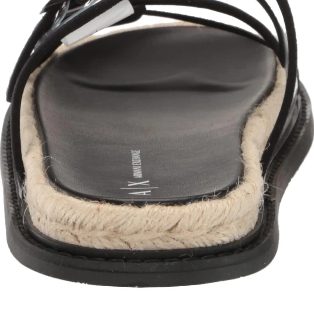 A|X Armani ExchangeClear 2-Strap Slide Espadrille Sandal/ Size EU 39 - Picture 4 of 13
